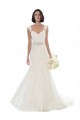 Chapel Train White Sleeveless Mermaid Beach Wedding Dress Birmingham