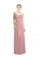 Long Dusty Pink Sleeveless A-Line Bridesmaid Dress / Evening Dress Birmingham