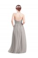 Long Dark Navy Sleeveless A-Line Open Back Evening Gowns / Bridesmaid Dress Birmingham