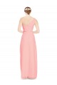 Long Salmon Sleeveless A-Line Soft Chiffon Bridal Party Dress Birmingham