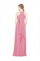 Long Skin Pink Sleeveless A-Line Bridesmaid Dress / Evening Dress Birmingham