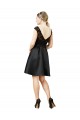 Knee Length Black Sleeveless A-Line V-Back Bridesmaid Dress Birmingham