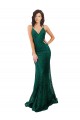 Long Dark Green Sleeveless Mermaid Open Back Black Tie Evening Gown / Prom Dress / Bridesmaid Dress Birmingham