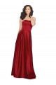 Long Dark Red Sleeveless A-Line Prom Dress / Bridesmaid Dress Birmingham