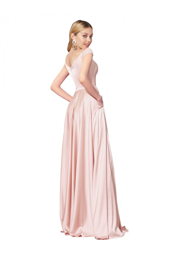 Long Pink Sleeveless A-Line Formal Evening Gown / Prom Dress / Bridesmaid Dress Birmingham