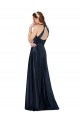 Long Dark Navy Sleeveless A-Line Keyhole Back Formal Evening Gown / Prom Dress / Bridesmaid Dress Birmingham