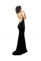 Long Black Sleeveless Mermaid Open Back Black Tie Evening Gown / Prom Dress / Bridesmaid Dress Birmingham