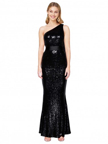 Long Black Sleeveless Mermaid Formal Evening Gown / Prom Dress / Bridesmaid Dress Birmingham