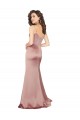 Long Dusty Pink Sleeveless Sheath V-Back Black Tie Evening Gown / Prom Dress / Bridesmaid Dress Birmingham