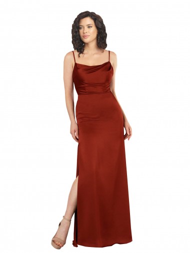 Long Red Sleeveless A-Line Low Back Formal Evening Gown / Prom Dress / Bridesmaid Dress Birmingham