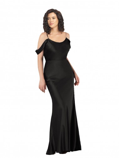 Long Black Sleeveless A-Line Low Back Formal Evening Gown / Prom Dress / Bridesmaid Dress Birmingham