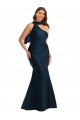 Long Dark Navy Sleeveless Mermaid Formal Plus Size Evening Gown / Prom Dress / Bridesmaid Dress Birmingham