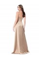 Long Champagne Pink Sleeveless A-Line Low Back Formal Evening Gown / Prom Dress / Bridesmaid Dress Birmingham