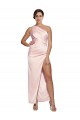 Long Pink Sleeveless A-Line Low Back Semi Formal Evening Dress / Prom Dress / Bridesmaid Dress Birmingham