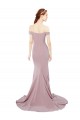 Sweep Train Dusty Pink Sleeveless Mermaid Bridesmaid Dress / Evening Dress Birmingham