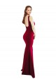 Long Burgundy Sleeveless Mermaid Formal Evening Gown / Prom Dress / Bridesmaid Dress Birmingham