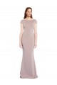 Long Dusty Pink Cap Sleeves Mermaid Tie Back Formal Evening Gown / Prom Dress / Bridesmaid Dress Birmingham