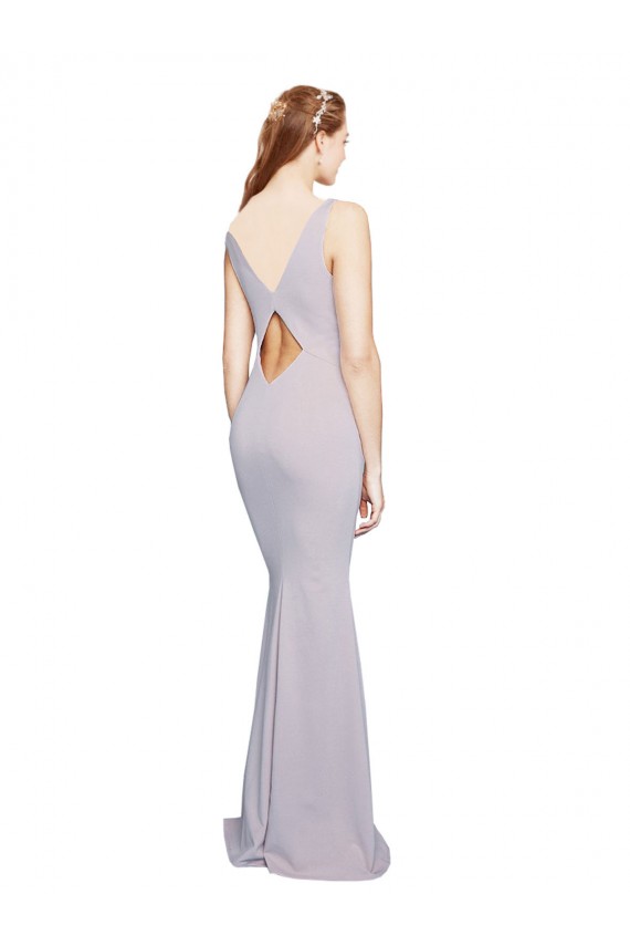 Long Arctic Lilac Sleeveless Mermaid Keyhole Back Formal Evening Gown / Prom Dress / Bridesmaid Dress Birmingham