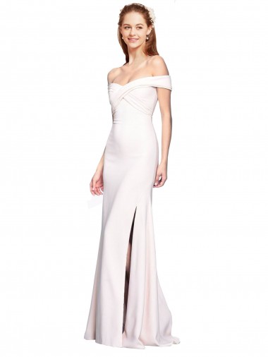 Long White Sleeveless Mermaid Formal Evening Gown / Prom Dress / Bridesmaid Dress Birmingham