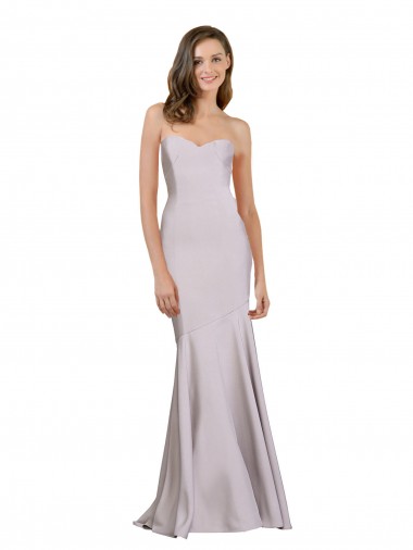 Long Arctic Lilac Sleeveless Mermaid Prom Dress / Bridesmaid Dress Birmingham