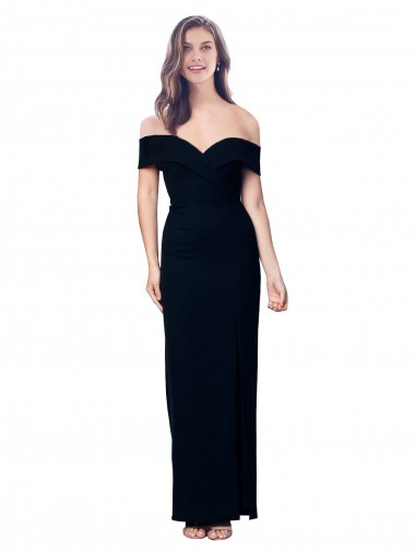 Long Black Sleeveless Mermaid Formal Dress / Bridesmaid Dress Birmingham