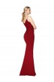 Long Burgundy Sleeveless Mermaid V-Back High Slit Formal Evening Gown / Prom Dress / Bridesmaid Dress Birmingham