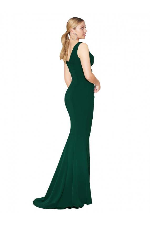 Long Midnight Green Sleeveless Mermaid Formal Evening Gown / Prom Dress / Bridesmaid Dress Birmingham