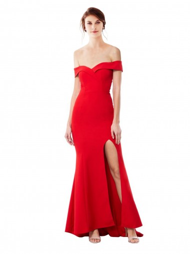 Long Red Sleeveless Mermaid Formal Evening Dress / Prom Dress / Bridesmaid Dress Birmingham