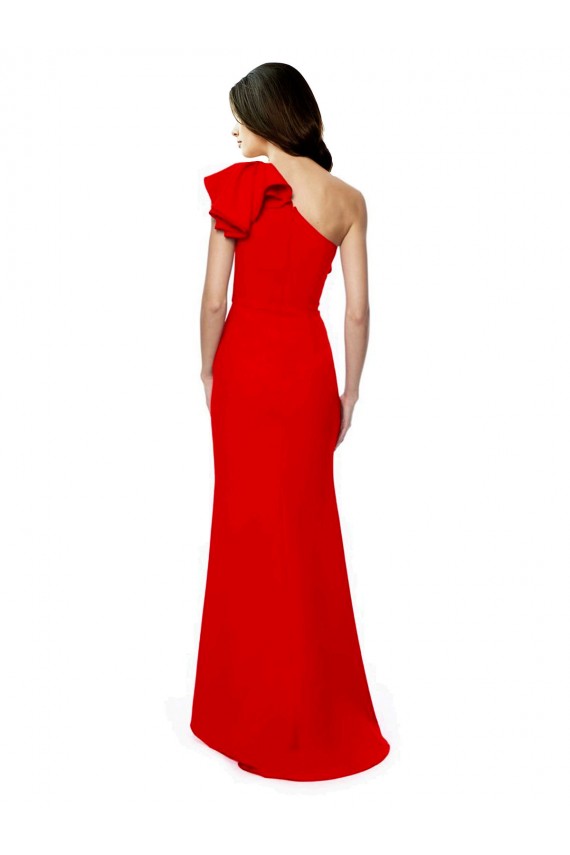 Long Red Sleeveless Mermaid Formal Dress / Bridesmaid Dress Birmingham