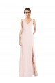 Long Pink Sleeveless A-Line Low Back Black Tie Evening Gown / Prom Dress / Bridesmaid Dress Birmingham