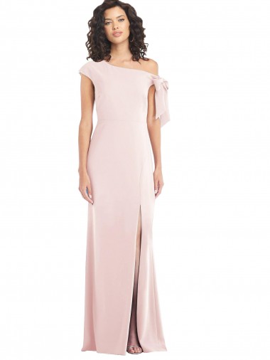 Long Pink Cap Sleeves Trumpet Formal Evening Gown / Prom Dress / Bridesmaid Dress Birmingham