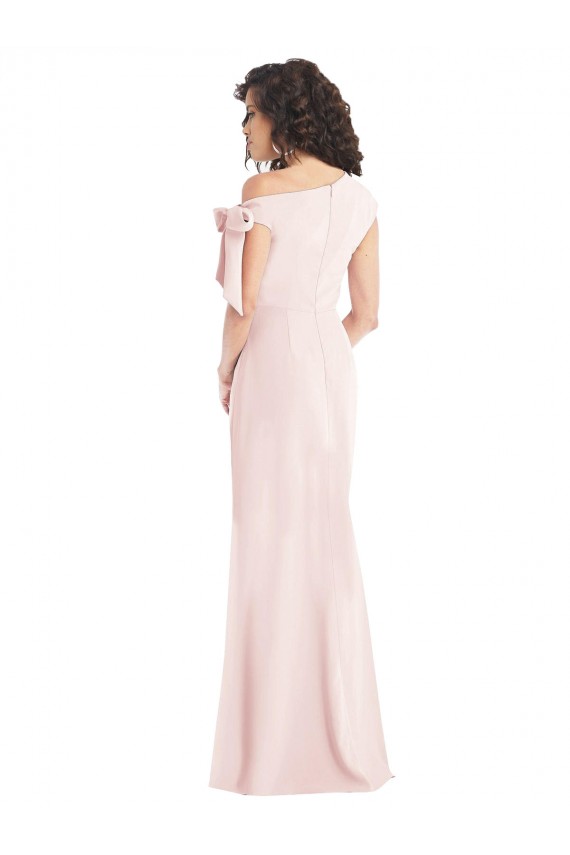 Long Pink Cap Sleeves Trumpet Formal Evening Gown / Prom Dress / Bridesmaid Dress Birmingham