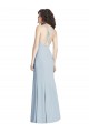 Long Light Sky Blue Sleeveless Trumpet Open Back Evening Dress / Bridesmaid Dress Birmingham