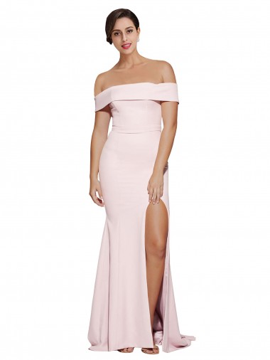 Sweep Train Pink Sleeveless Sheath Low Back Formal Evening Gown / Prom Dress / Bridesmaid Dress Birmingham