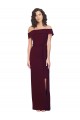 Long Burgundy Gold Sleeveless Sheath Low Back Formal Evening Gown / Prom Dress / Bridesmaid Dress Birmingham