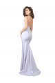 Long White Sleeveless Mermaid Low Back Beach Wedding Dress Birmingham