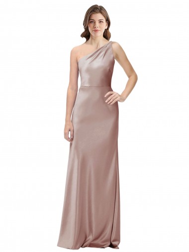 Long Dusty Pink Sleeveless Sheath Open Back Formal Evening Gown / Prom Dress / Bridesmaid Dress Birmingham