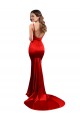 Long Red Sleeveless Mermaid Low Back Evening Dress / Bridesmaid Dress Birmingham