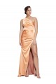 Long Light Copper Sleeveless Sheath Open Back Formal Evening Gown / Prom Dress / Bridesmaid Dress Birmingham