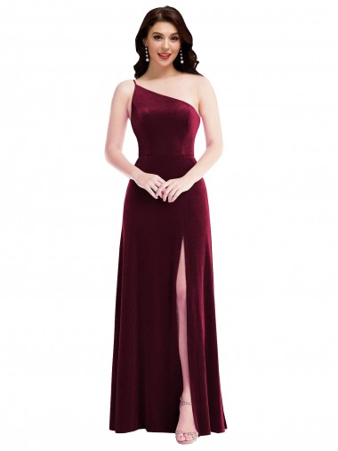 Long Burgundy Sleeveless Trumpet Black Tie Evening Gown / Prom Dress / Bridesmaid Dress Birmingham