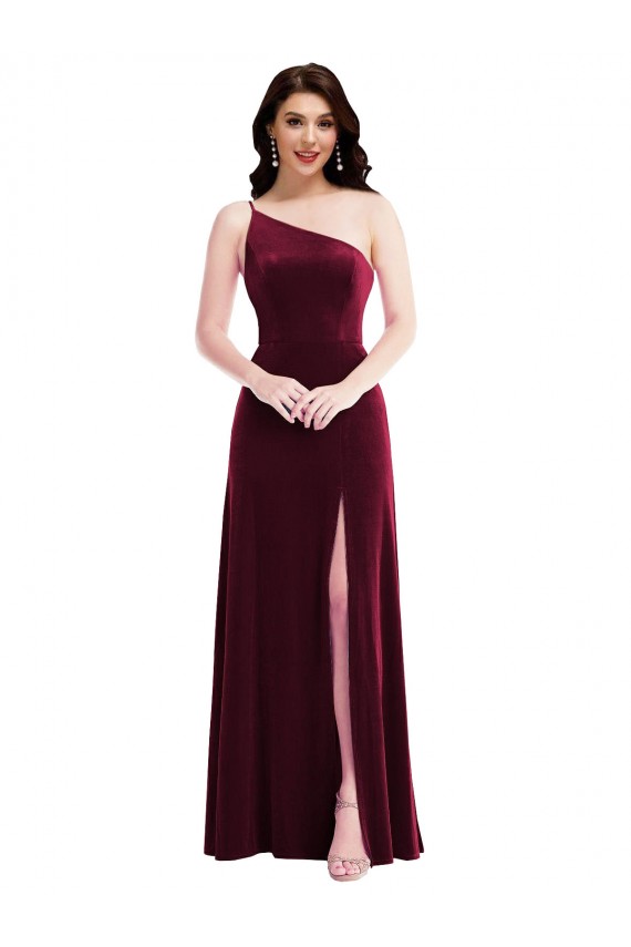 Long Burgundy Sleeveless Trumpet Black Tie Evening Gown / Prom Dress / Bridesmaid Dress Birmingham