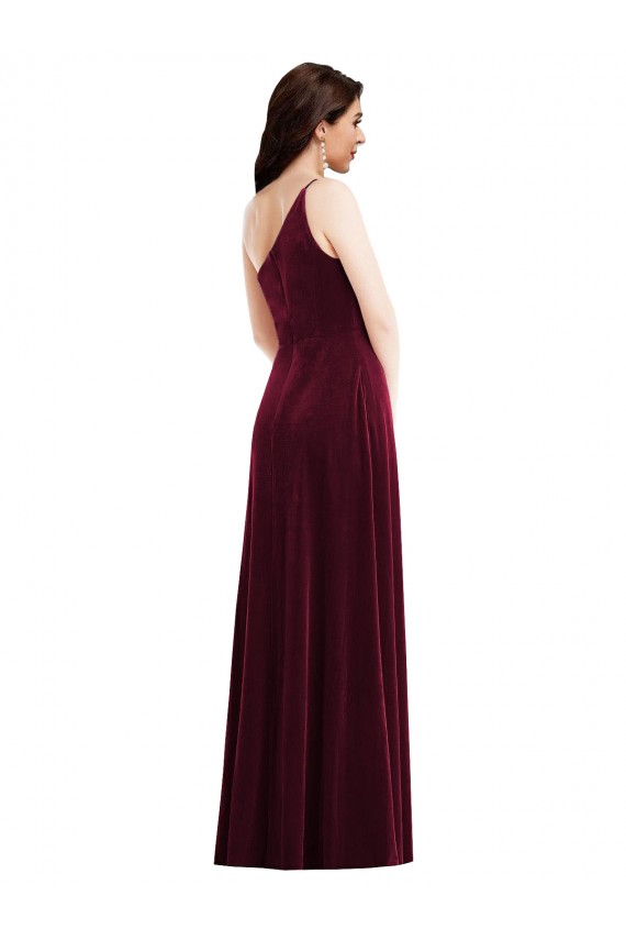 Long Burgundy Sleeveless Trumpet Black Tie Evening Gown / Prom Dress / Bridesmaid Dress Birmingham