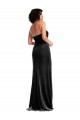 Long Black Sleeveless Mermaid Low Back Stretch Velvet Formal Evening Gown / Prom Dress / Bridesmaid Dress Birmingham