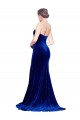 Sweep Train Royal Blue Sleeveless Mermaid Low Back Formal Evening Gown / Prom Dress / Bridesmaid Dress Birmingham